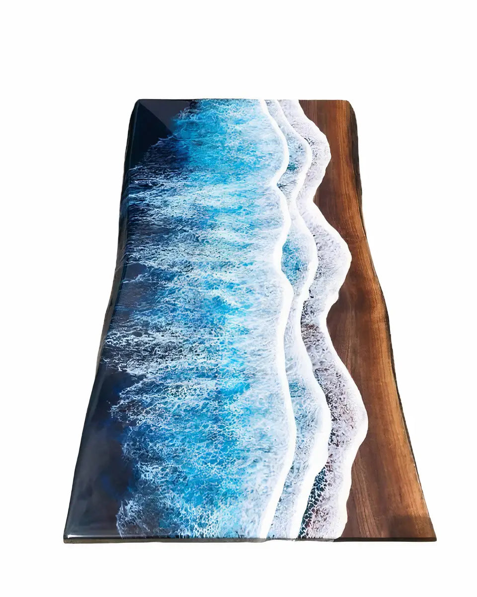 Resin Beach Theme Epoxy Table