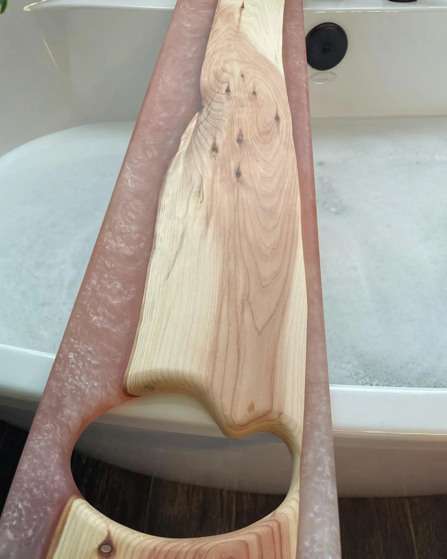 Handmade Resin Bath tub Tray
