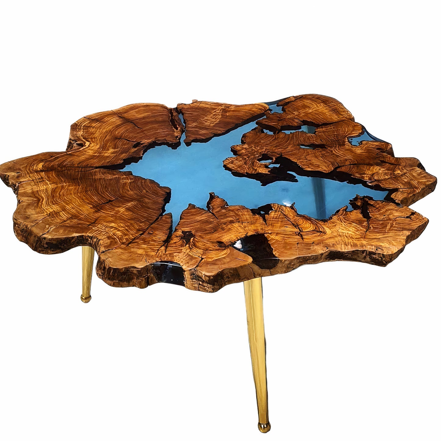 Resin Live Edge Wooden Table Top