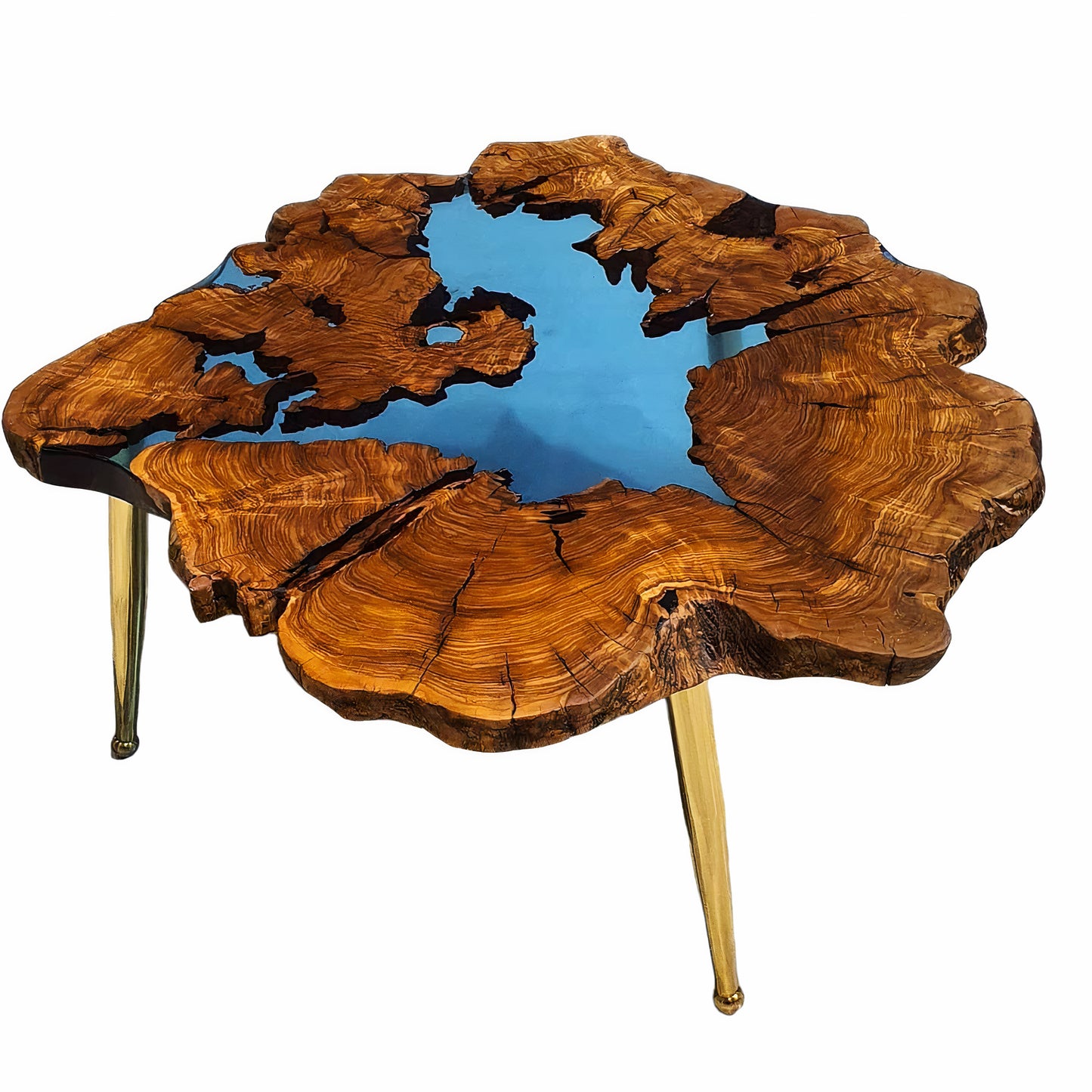 Resin Live Edge Wooden Table Top
