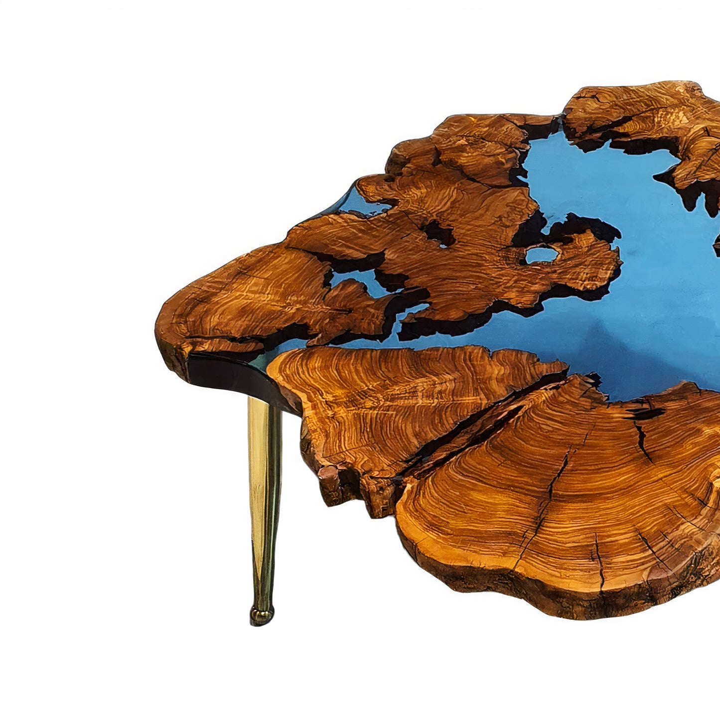 Resin Live Edge Wooden Table Top