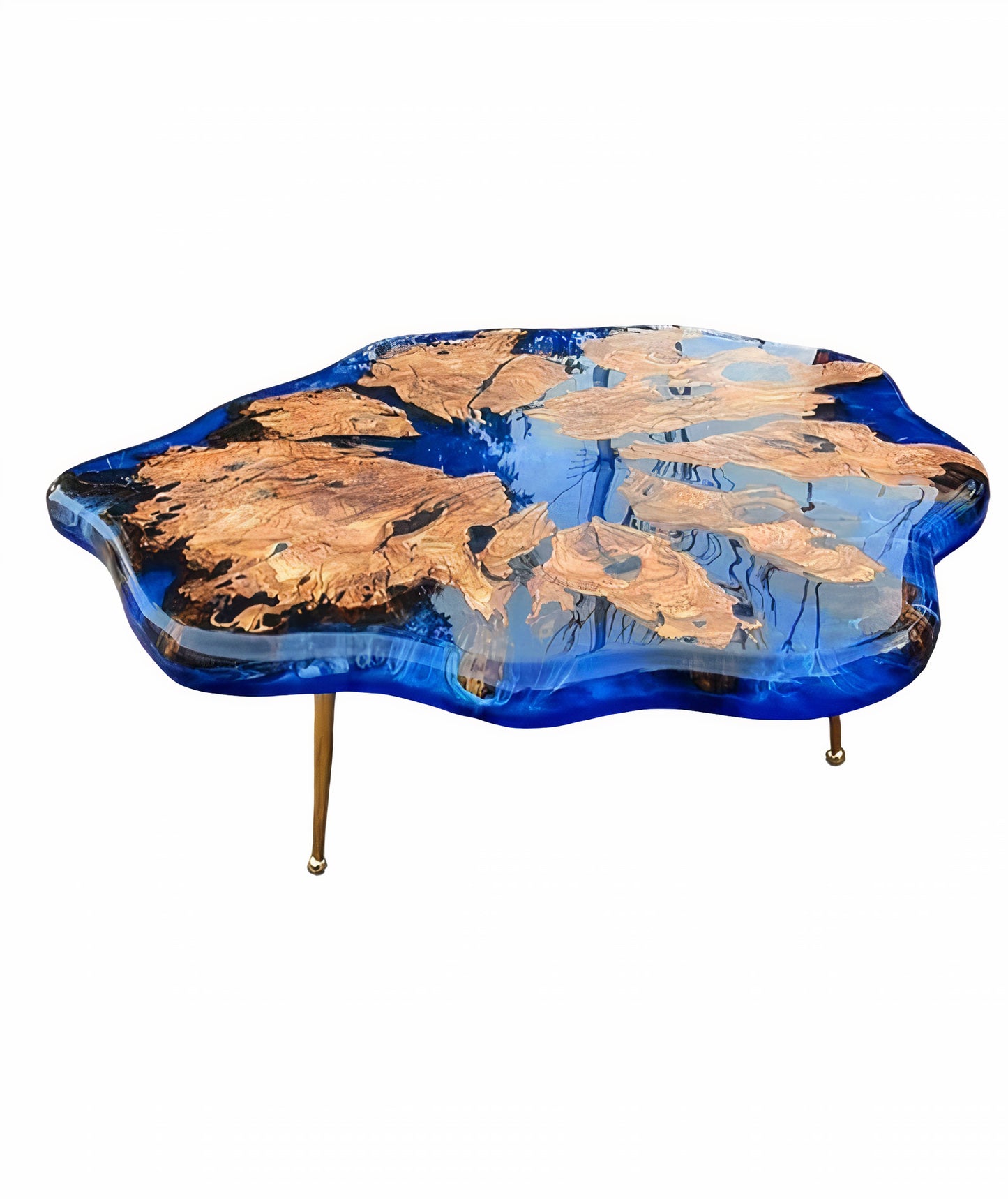 3D Wood and Epoxy Coffee Table Top