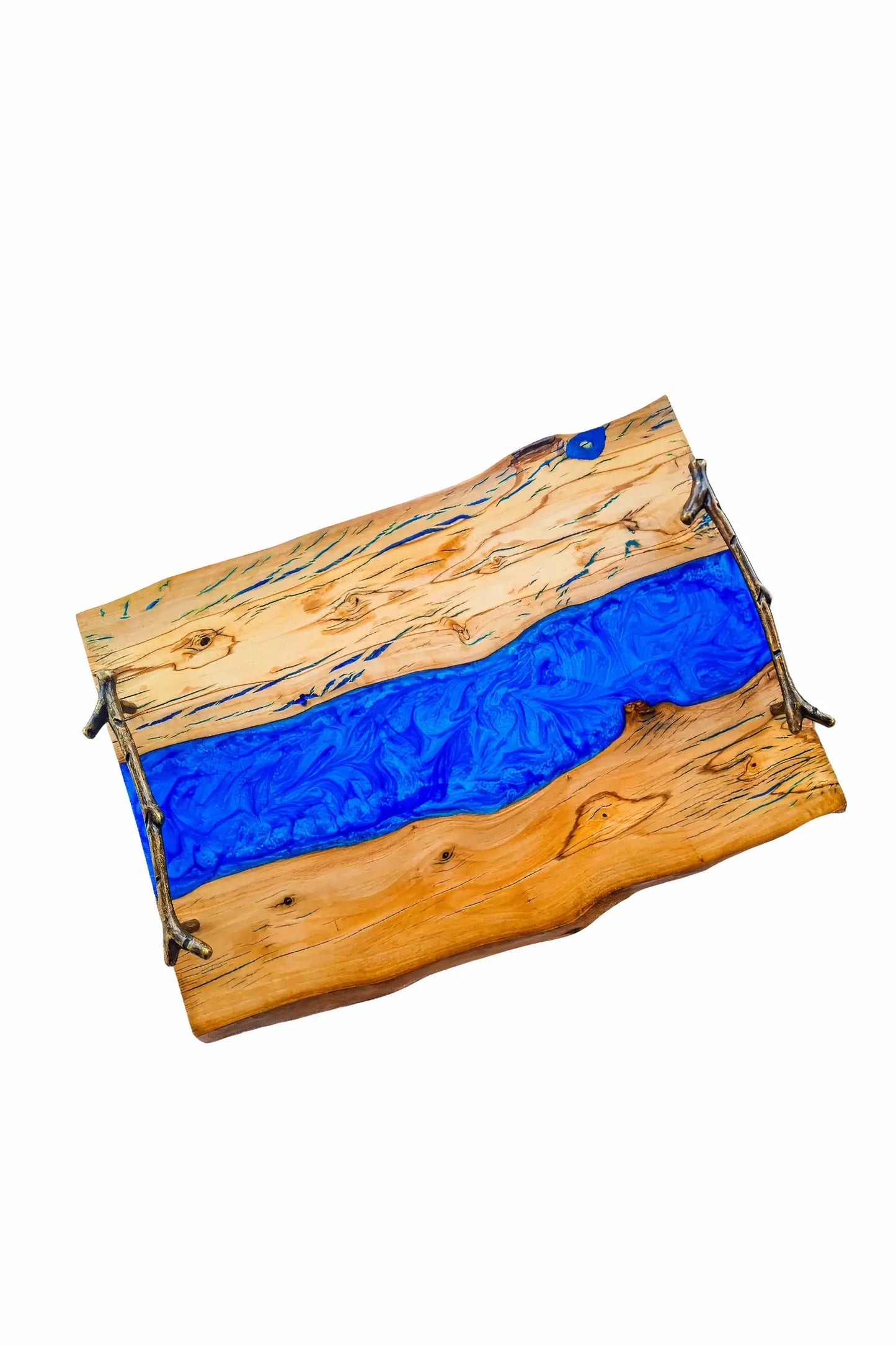 Epoxy Resin And Wood Charcuterie Serving Board
