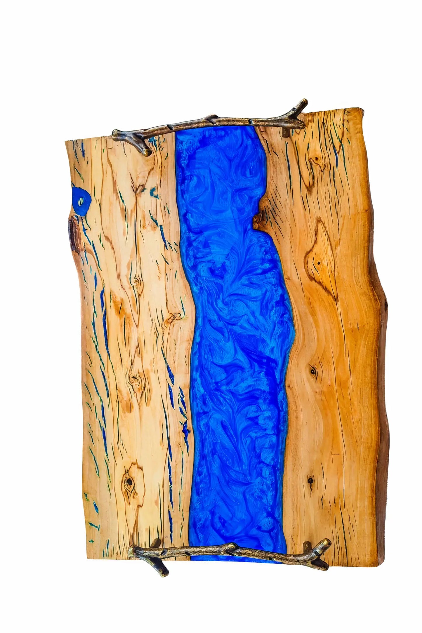 Epoxy Resin And Wood Charcuterie Serving Board
