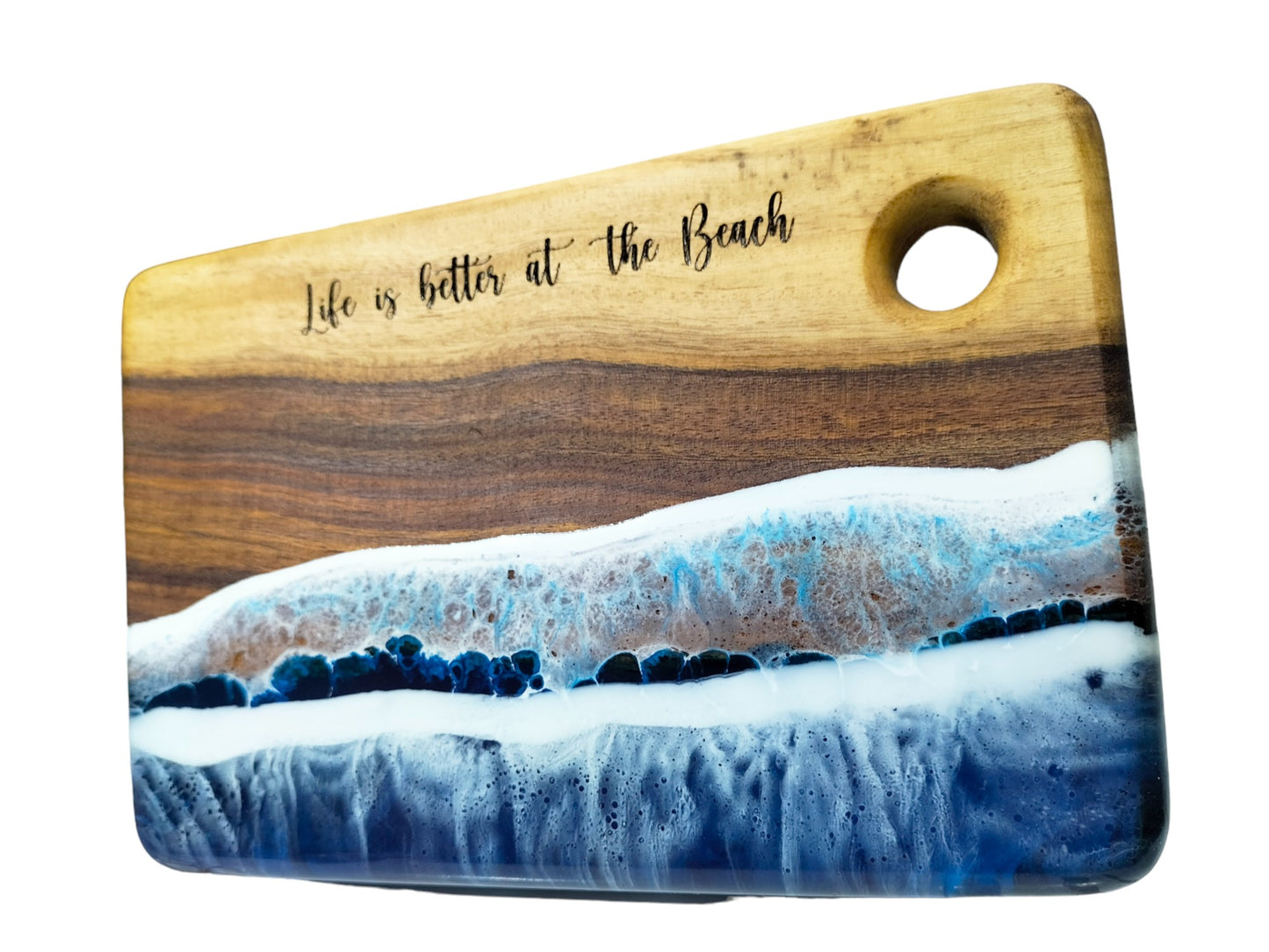 Personalized Epoxy Cutting Board