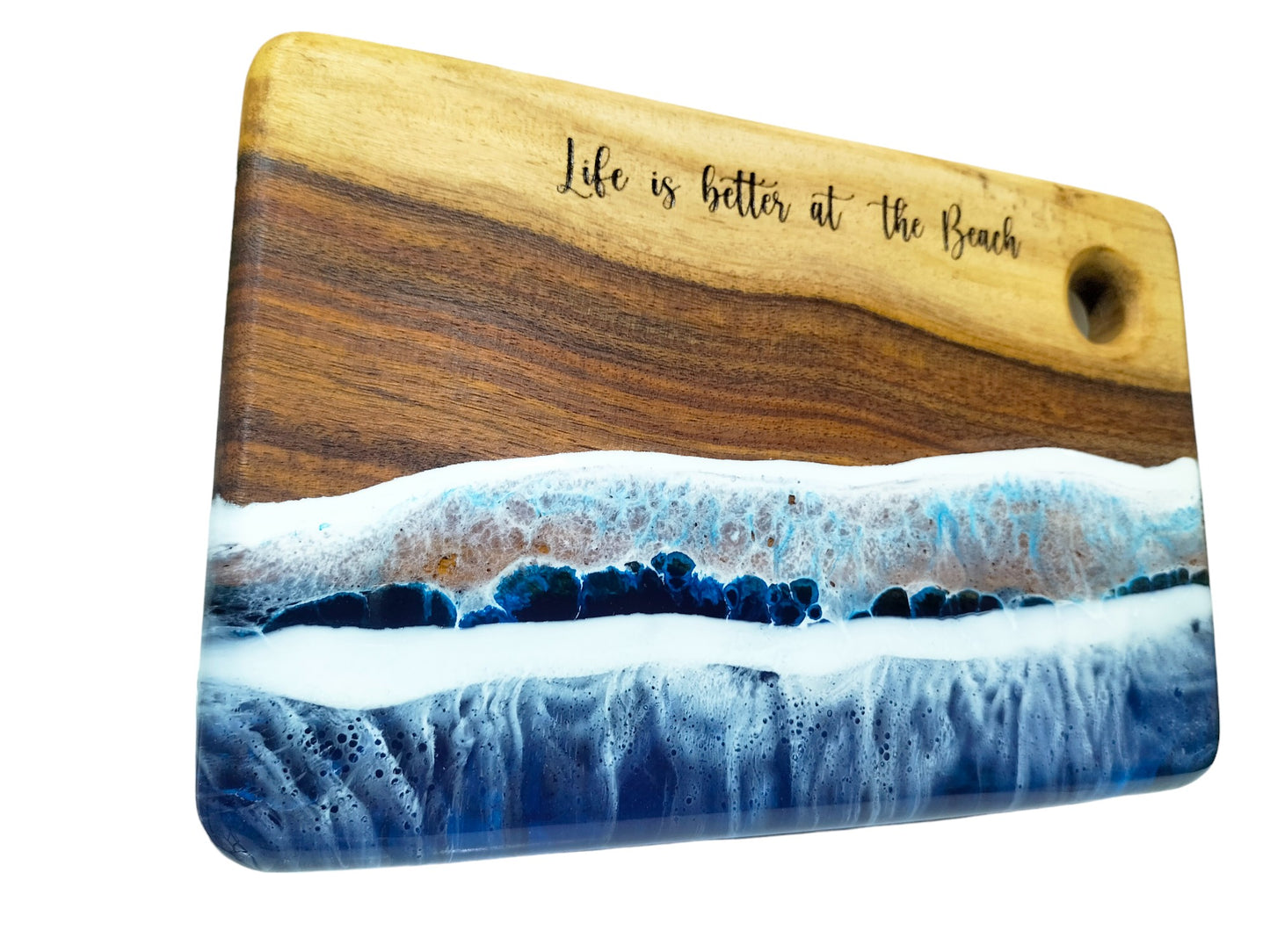 Personalized Epoxy Cutting Board