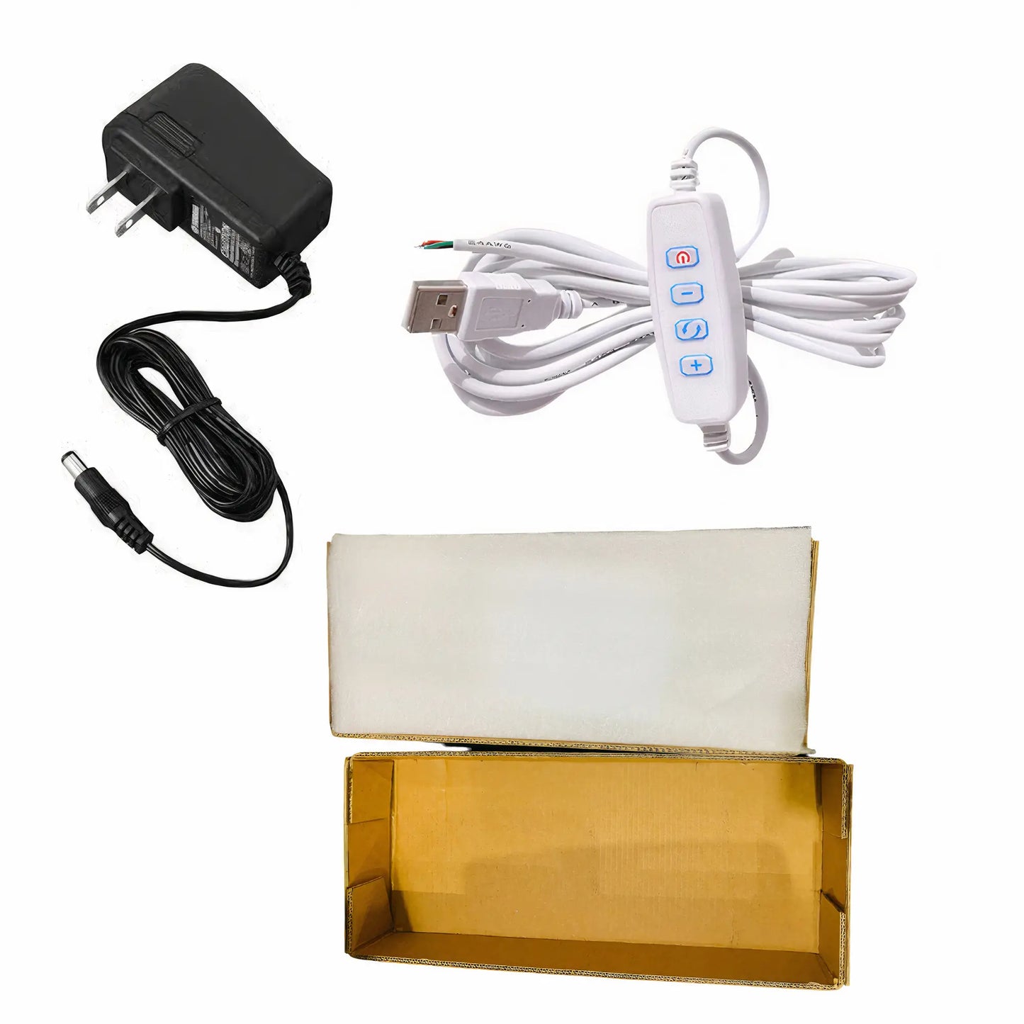 Epoxy Resin Shark and Diver Night Light