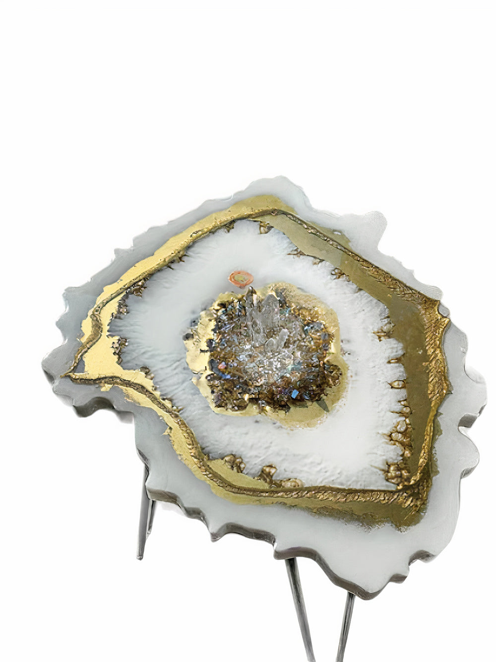 Modern Style Epoxy Geode Table Top