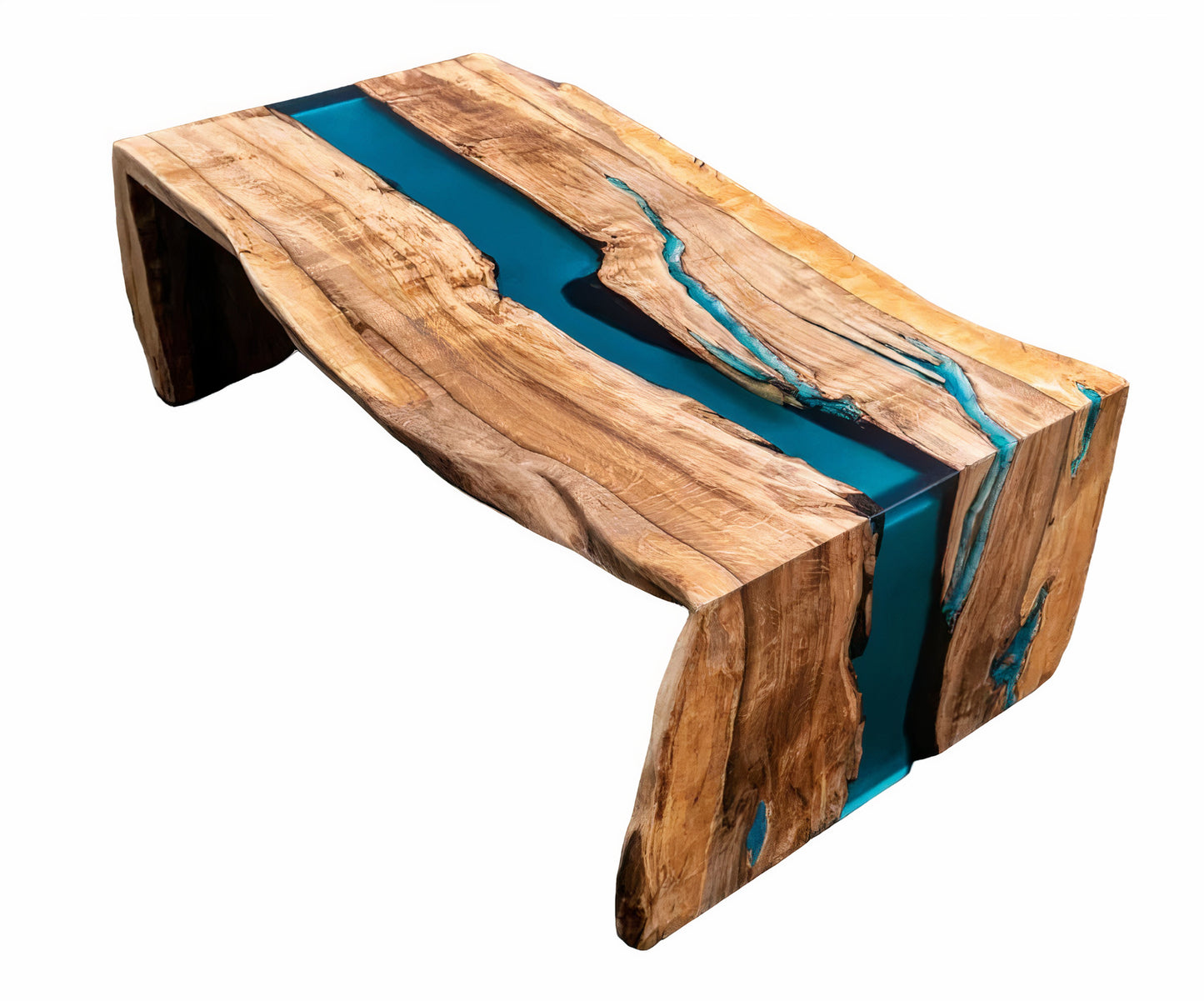 Epoxy River Waterfall Table