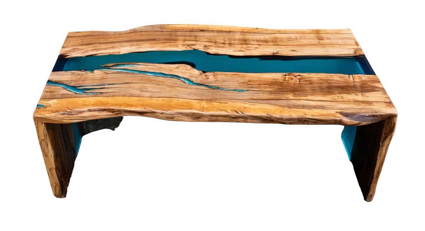 Epoxy River Waterfall Table