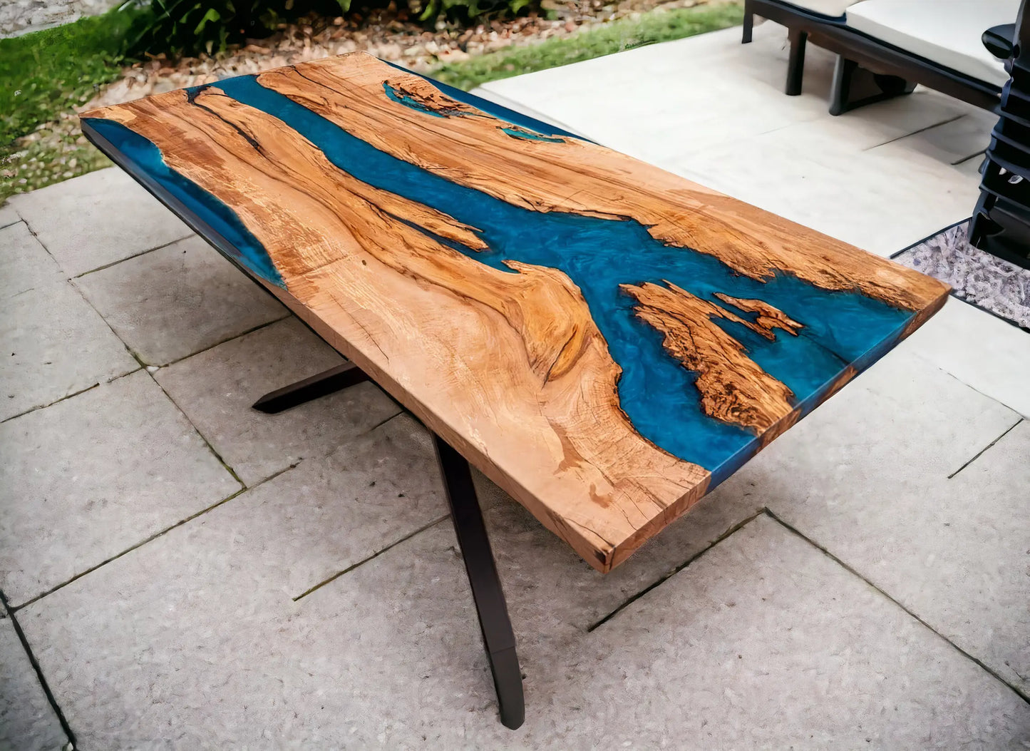 Handmade Resin Epoxy And Wood Dining Table Top