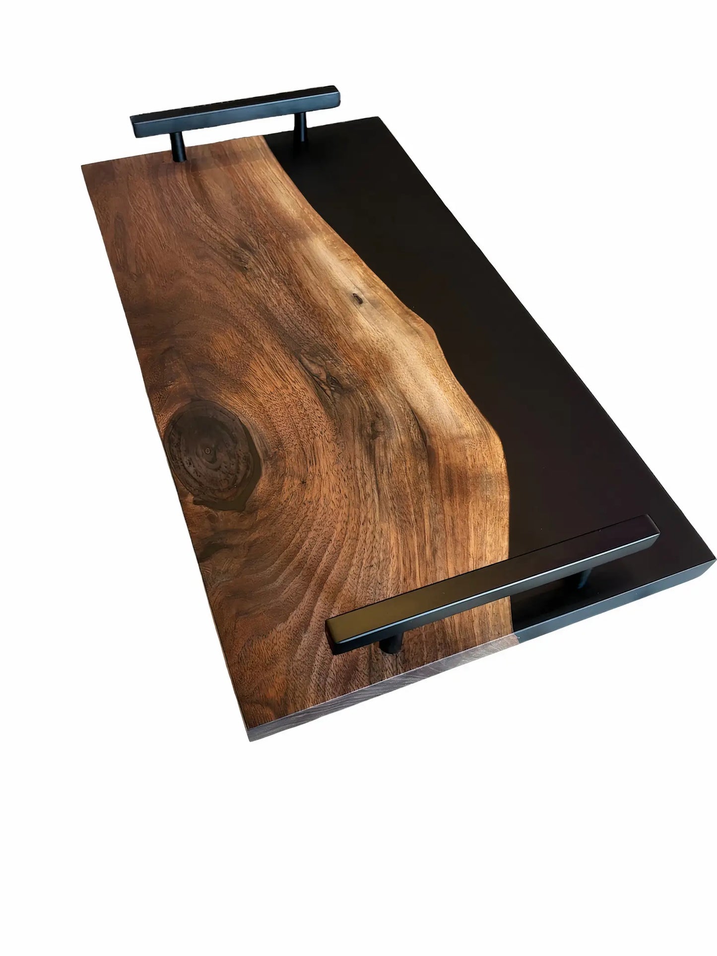 Handmade Resin Serving Board with Handles