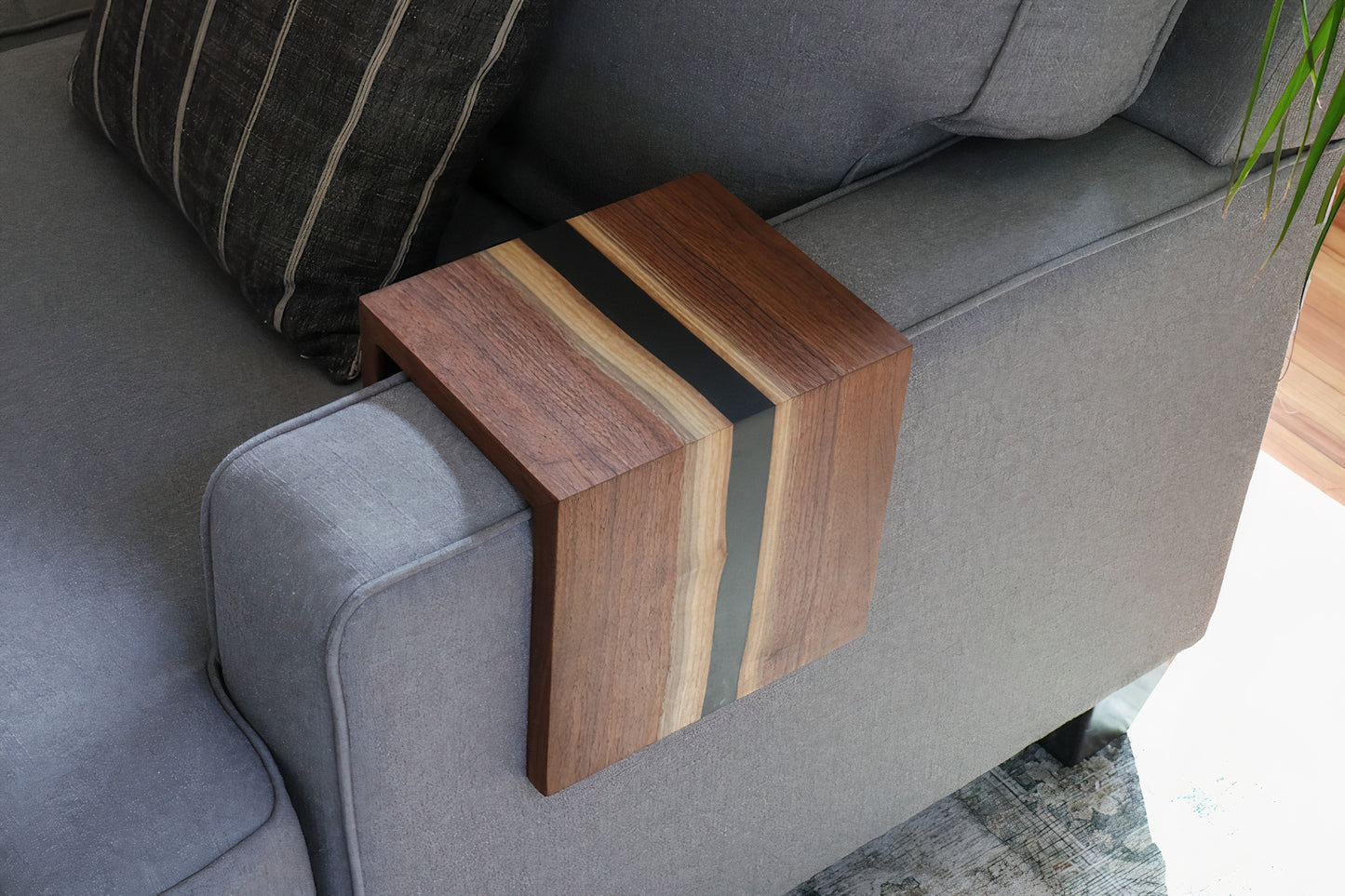 Custom Epoxy Arm Rest Table