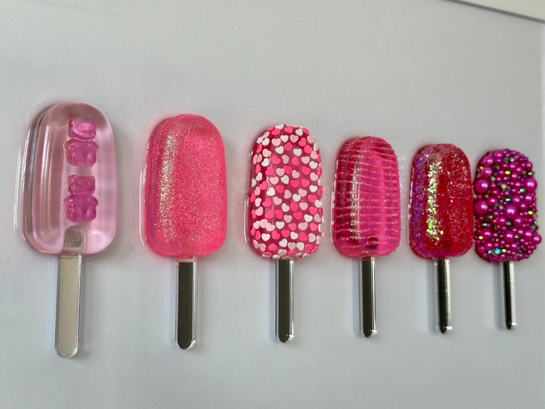 Handmade Epoxy Popsicle Wall Pop Art