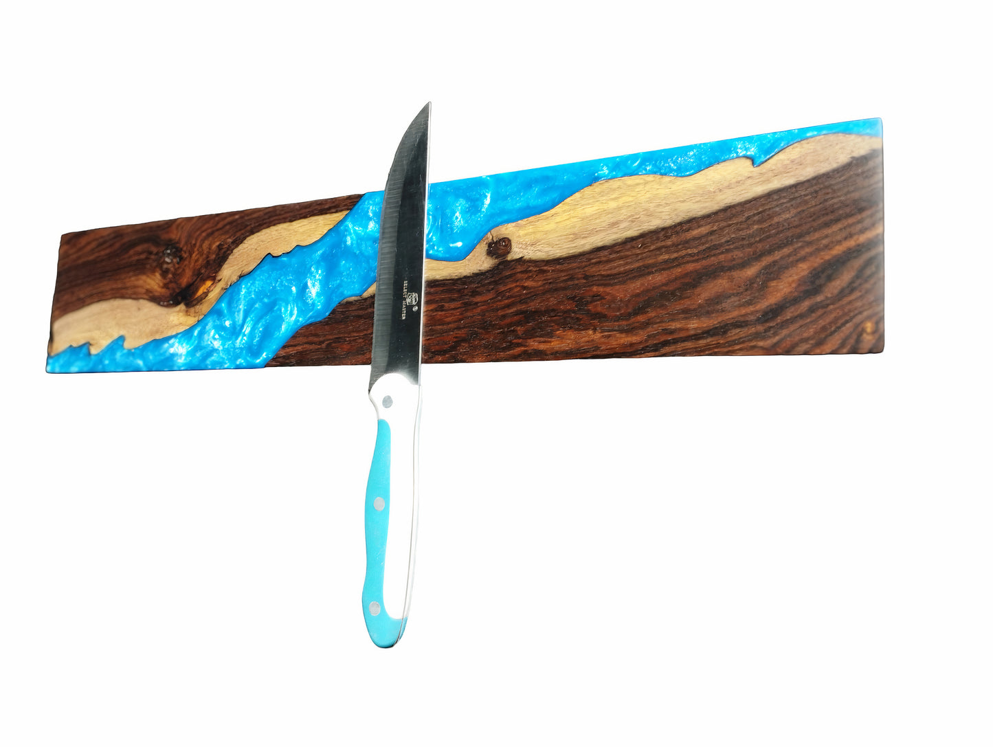 Custom Resin And Wood Magnetic Knife Holder