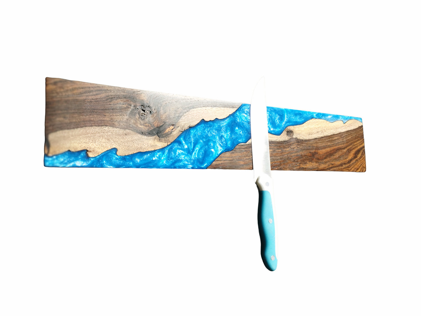 Custom Resin And Wood Magnetic Knife Holder