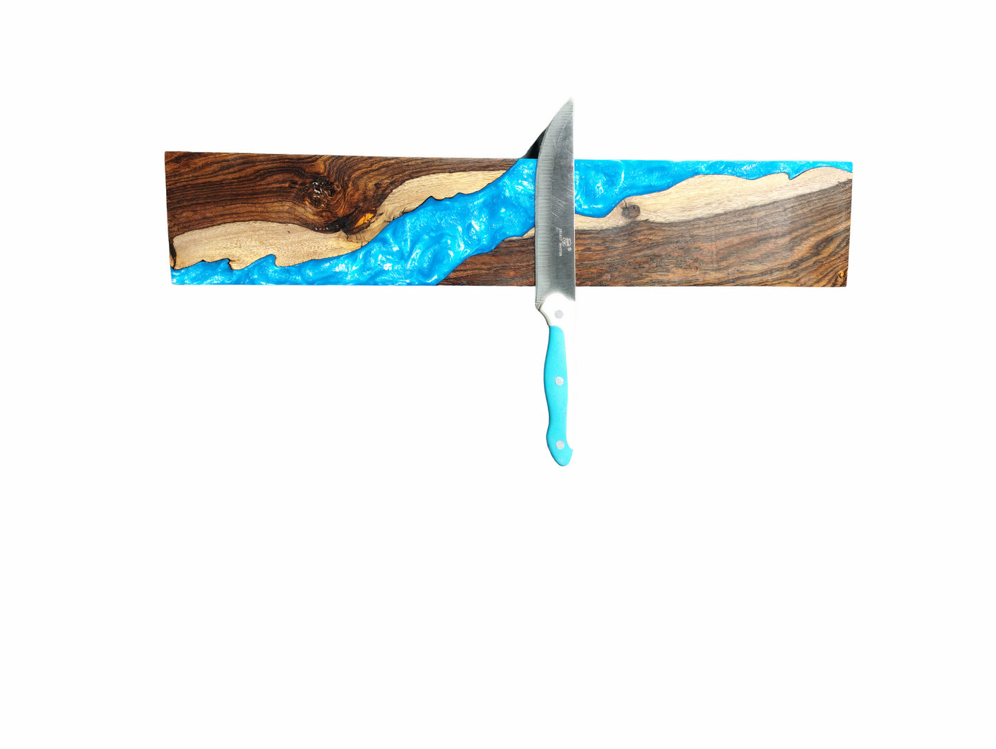 Custom Resin And Wood Magnetic Knife Holder