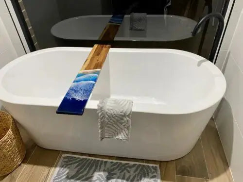 Handmade Beach Theme Bath Tub Tray