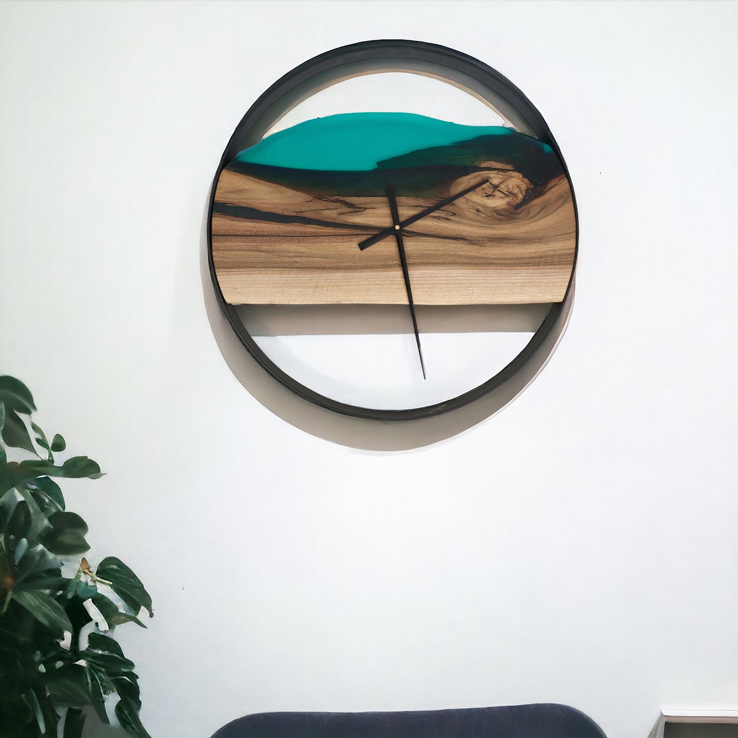 Handmade Resin Wall Clock