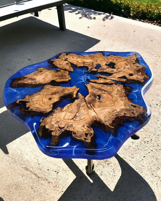 3D Wood and Epoxy Coffee Table Top